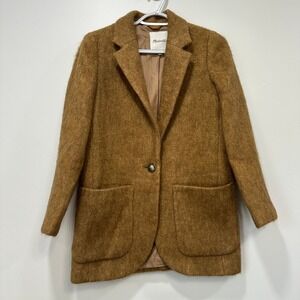 Madewell Womens‎ Blazer Jacket XS Wool Alpaca Bouclé Larsen Blazer Academic